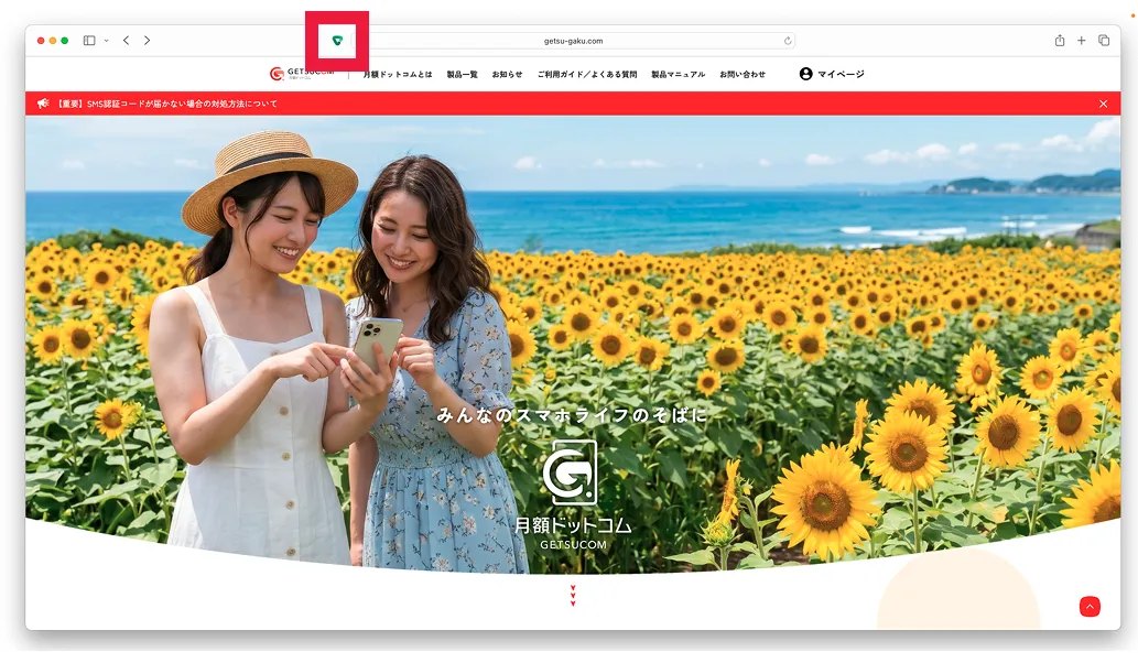 拡張機能の起動